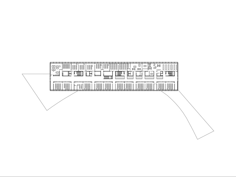 法国 Lamballe 学院 · 融入景观的木质教育空间-39