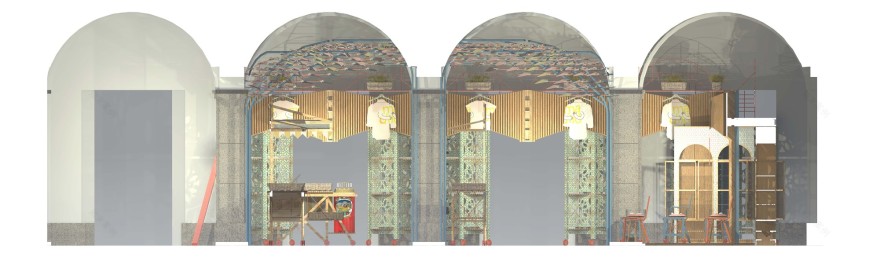 Madrid 地标设计,融合传统与现代的旅游礼品店-41