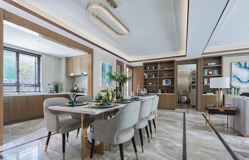 金辉镇江样板房 | 阳光下的简约奢华-3