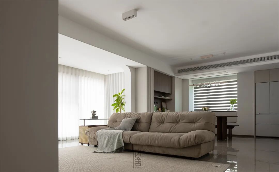 内舍软装丨128㎡现代+中古，细腻刻画时光深处的温柔~-14