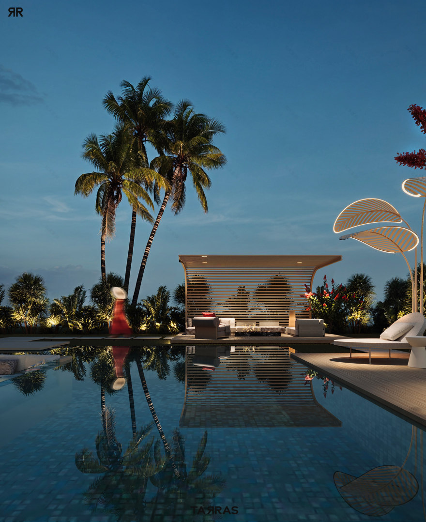 维拉景观(注:VILLAR可为人名、地名或品牌名等,若有更多背景信息,VILLAR可以有更精准的译法此处假定一般常用音译为维拉 ) 丨埃及开罗丨TAЯRAS DESIGN HOUSE-2