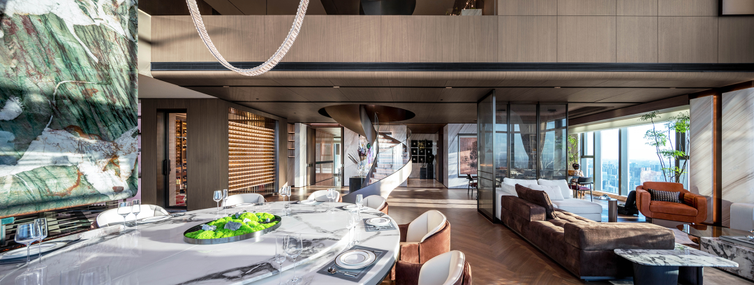 【原创】格致设计出品｜1500㎡意式轻奢空中别墅-37