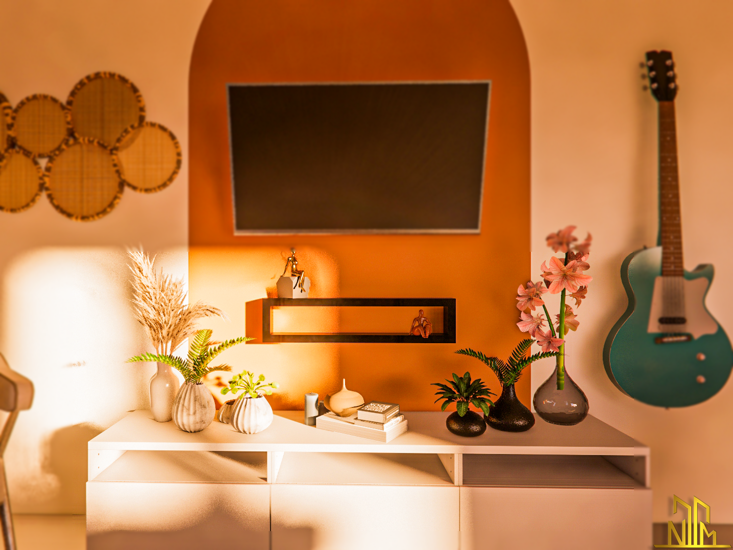 波西米亚风格的房子-15