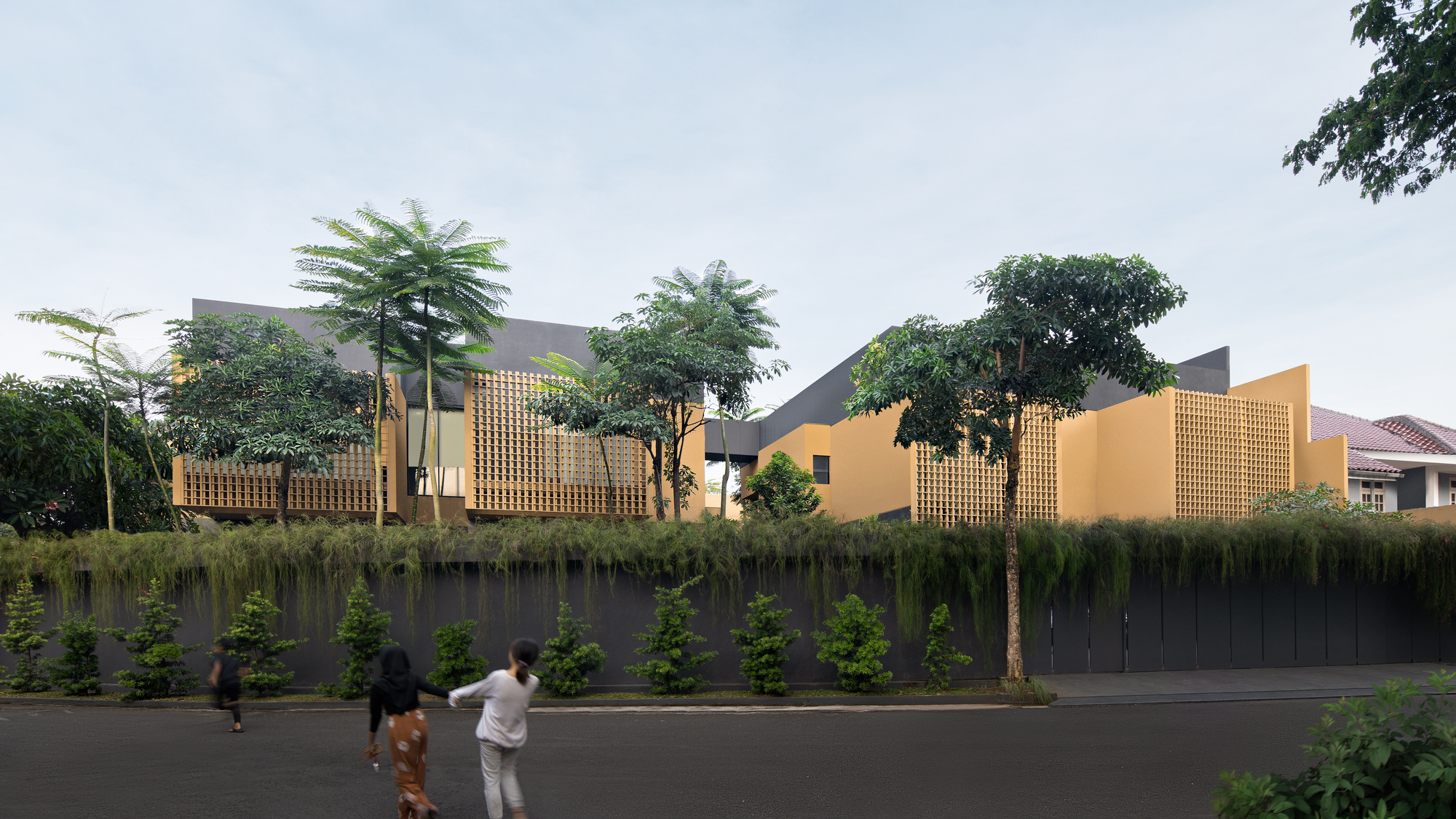 坚毅格栅屋丨印度亚南丨Gets Architects-15