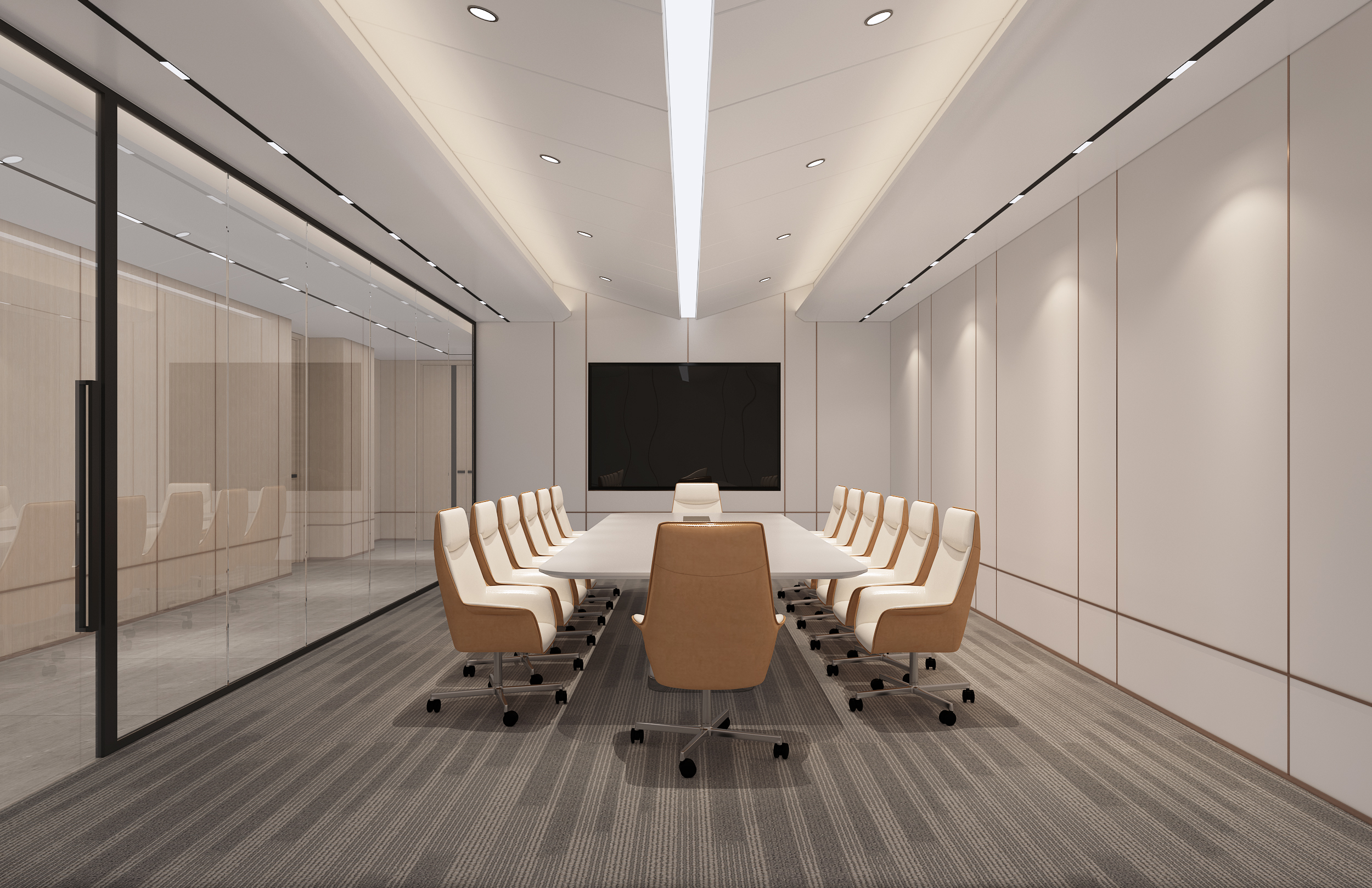 清新素雅的办公场所设计-7