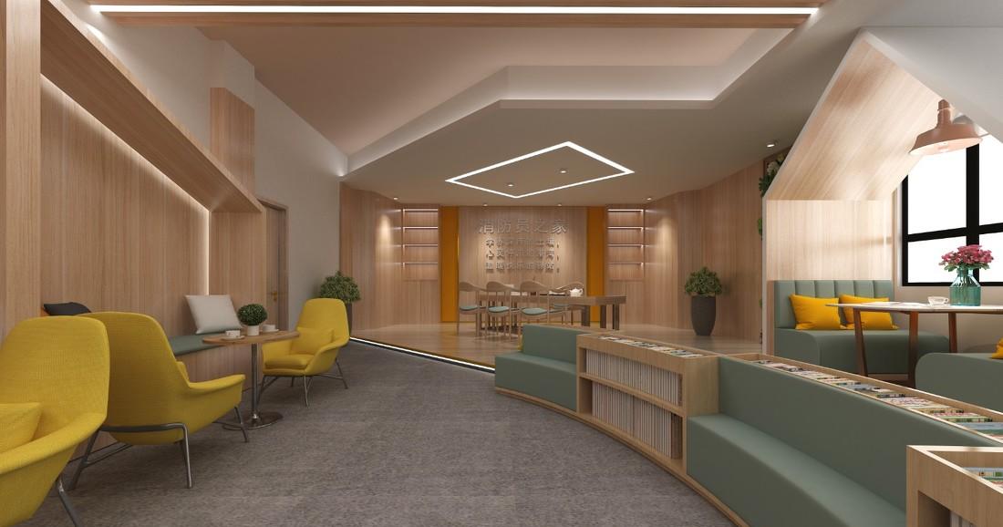 珠海斗门消防员之家——多功能休闲空间设计-10