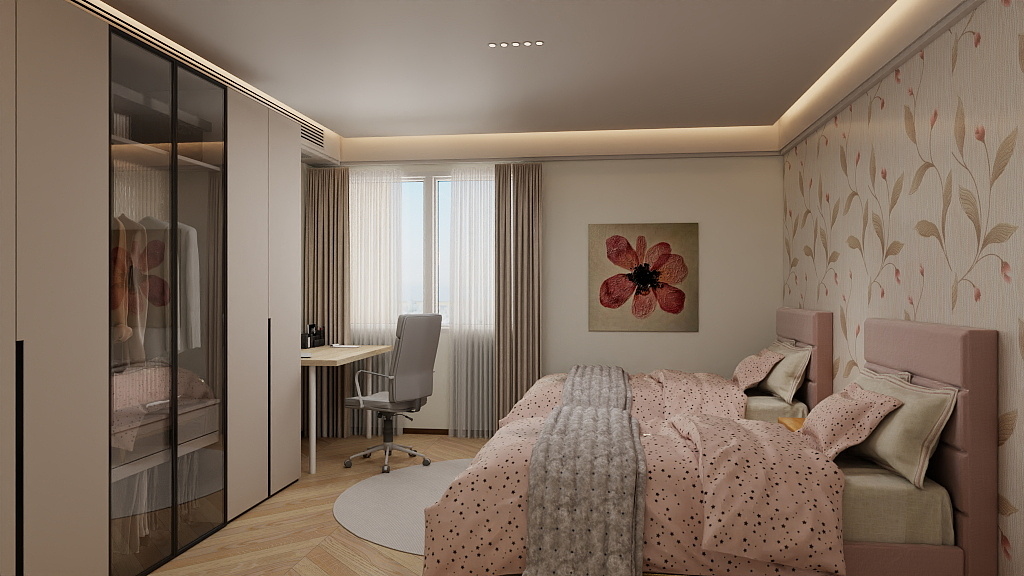 Modern 155 sqm Apartment Interior Design-1