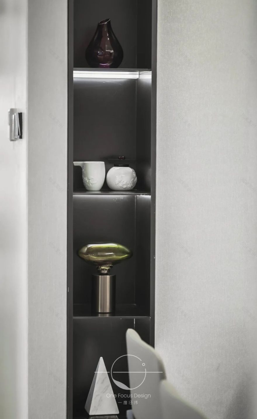 香山美墅 166㎡现代轻奢空间,雅致灰调与绿植的完美融合-51