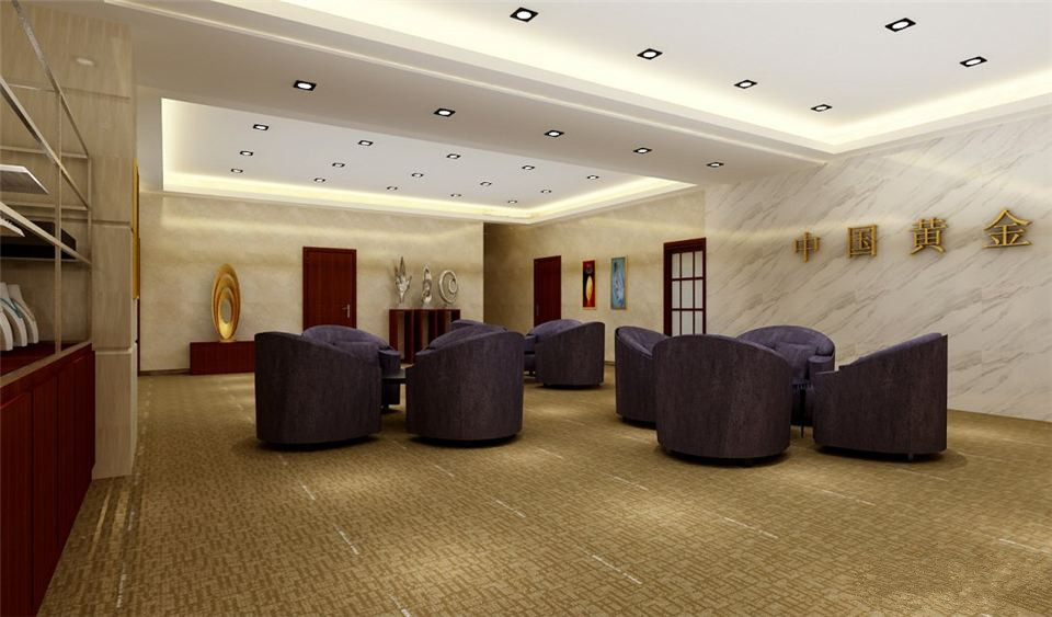 中国黄金店面装修-11