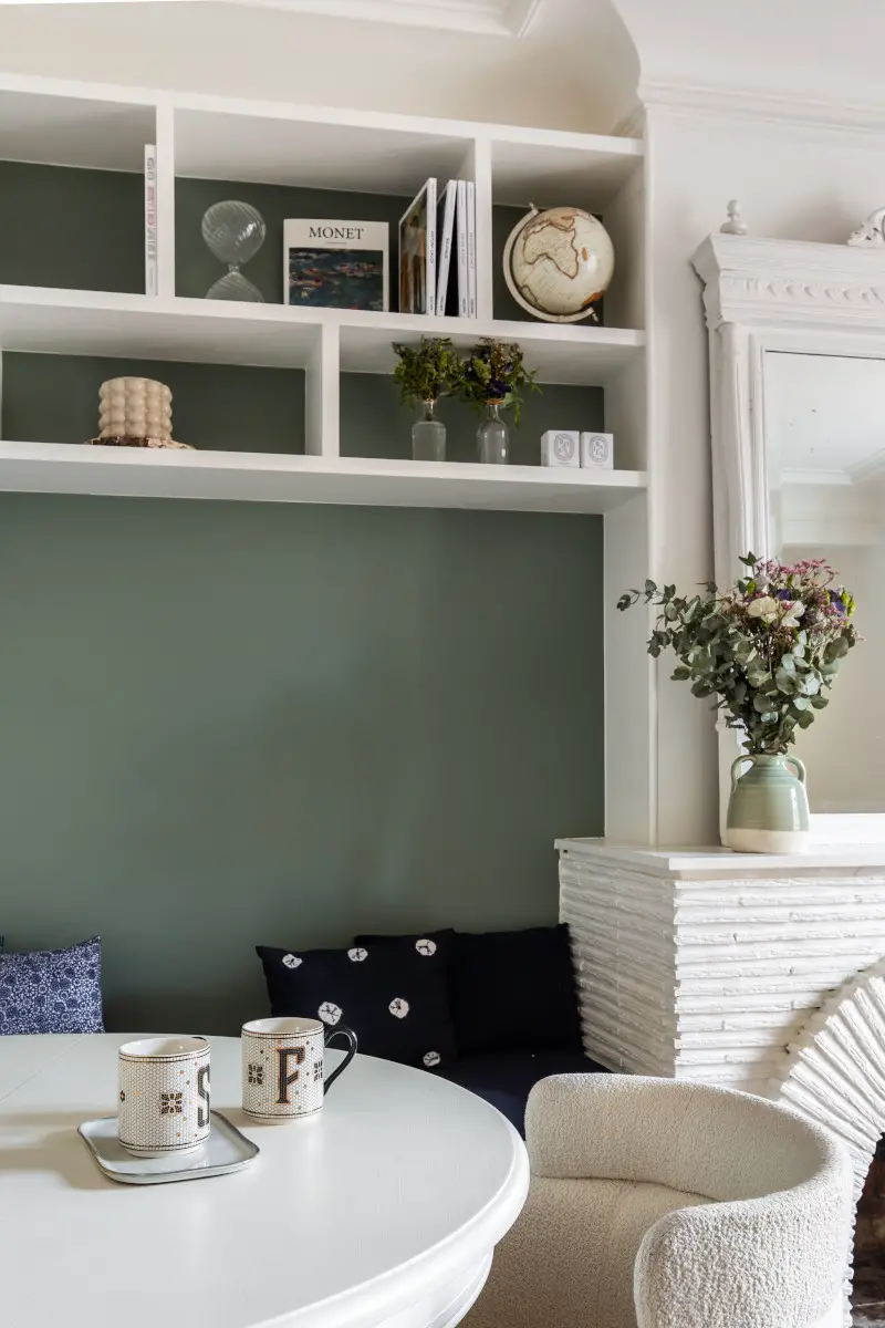 巴黎 18 区 55m2 公寓 | 艺术装饰风格与现代生活的完美结合-3