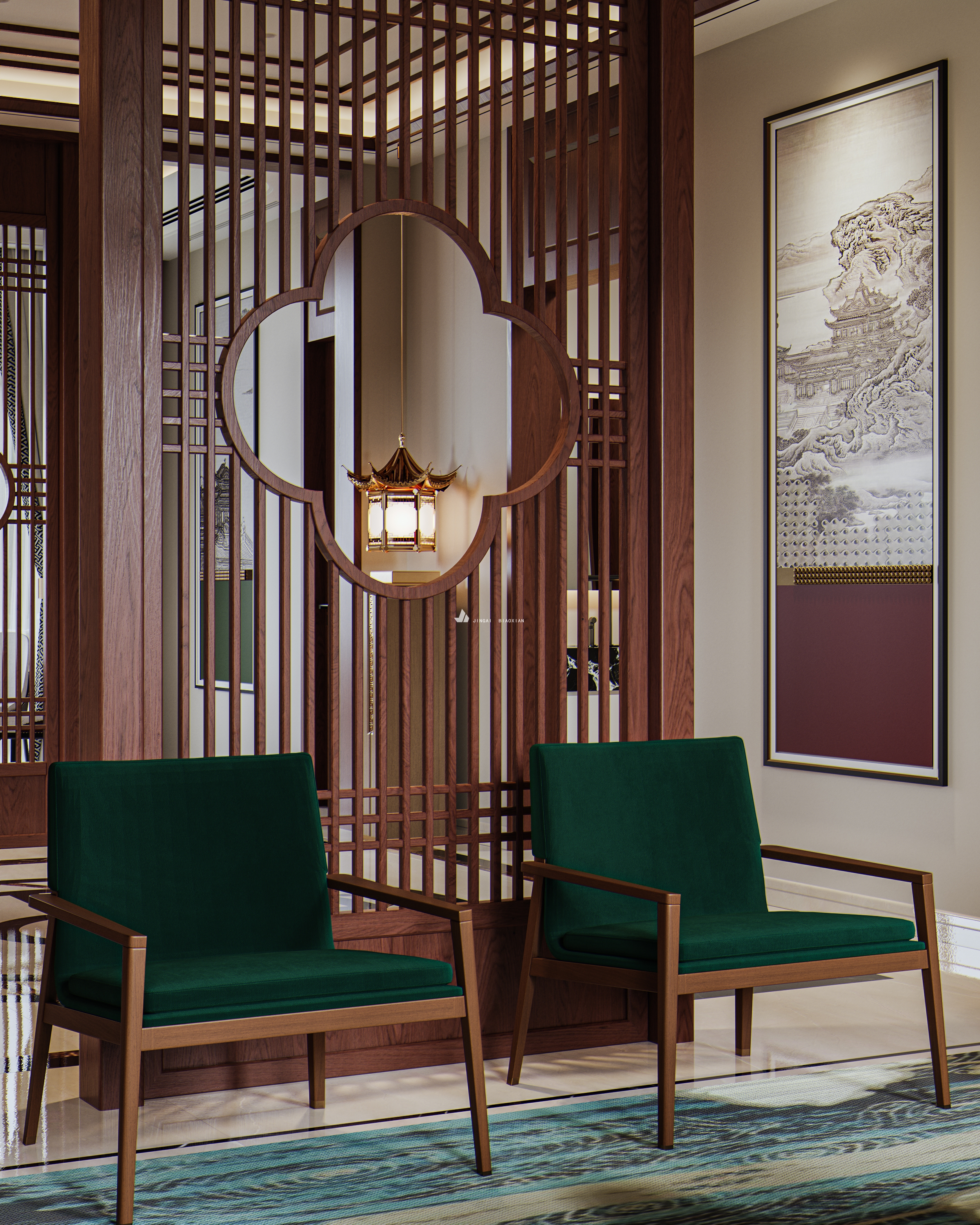 岁寒，然后知松柏之后凋也。(新中式风格)-5