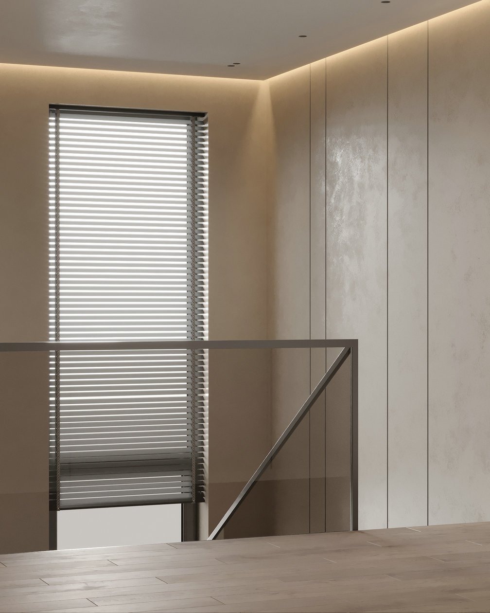 胡桃木与黄色打造的优雅空间-12