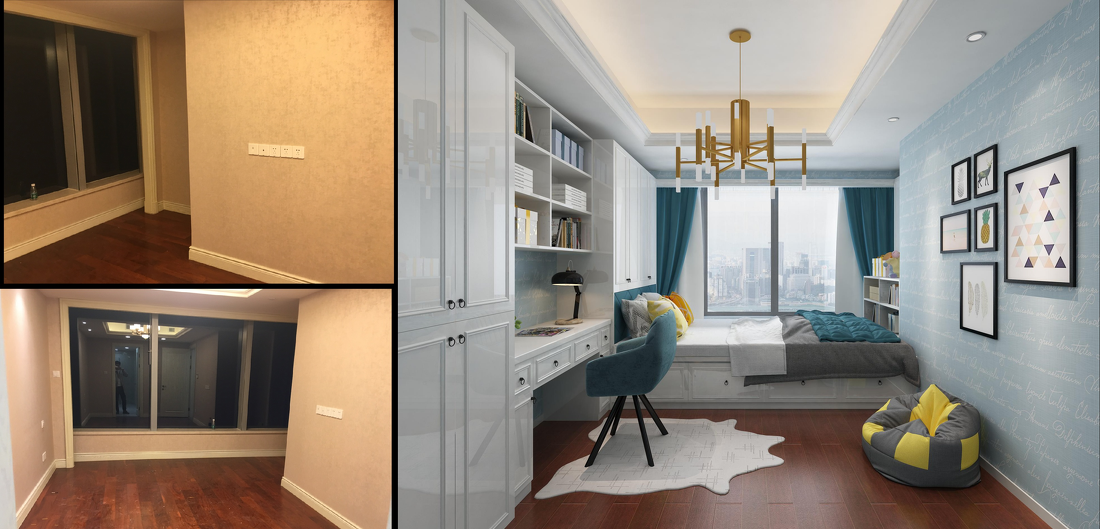 东方之门家庭住宅，打造多功能空间-10