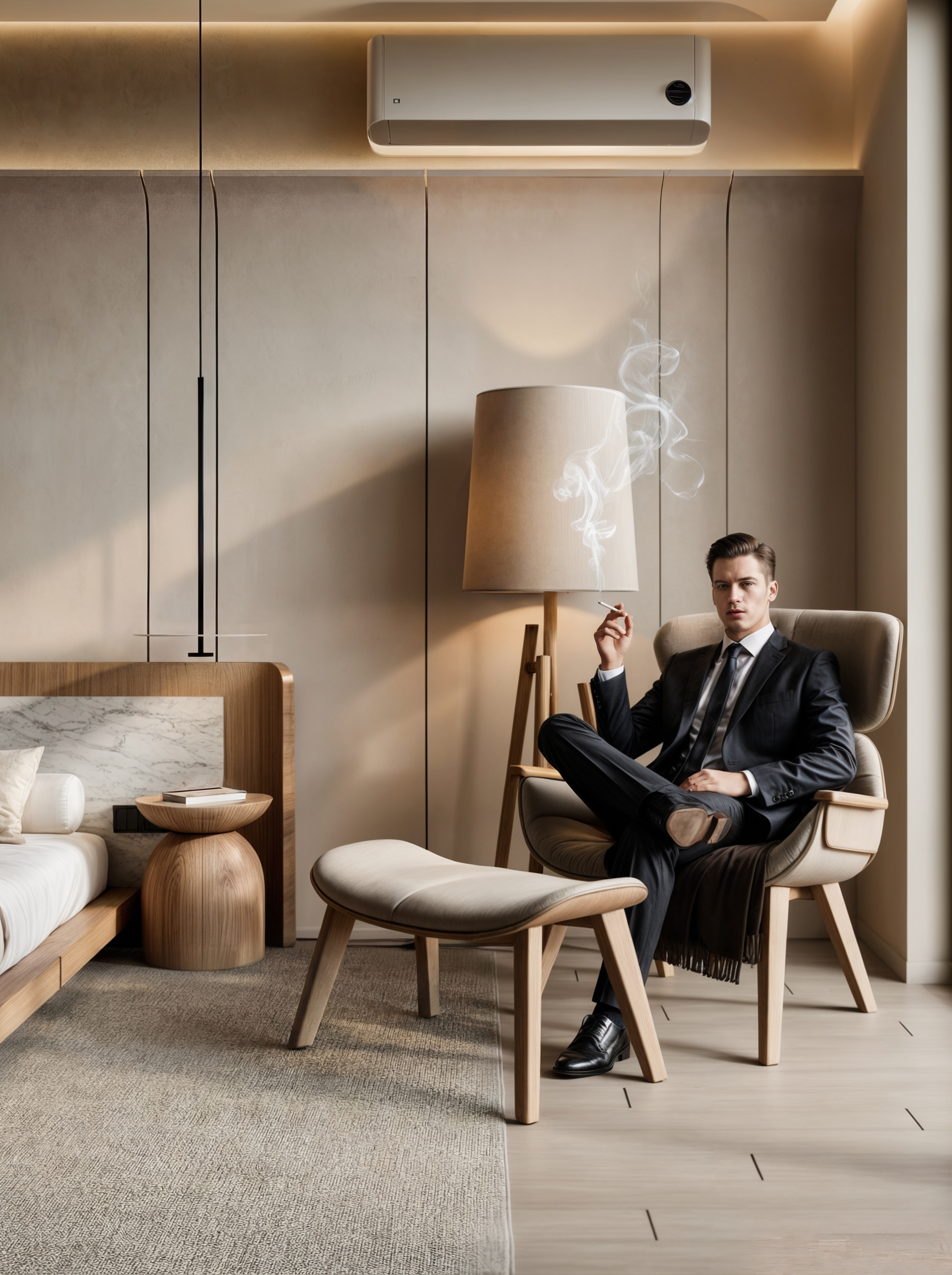 KSA BEDROOM room 01室内设计项目丨沙特阿拉伯-8