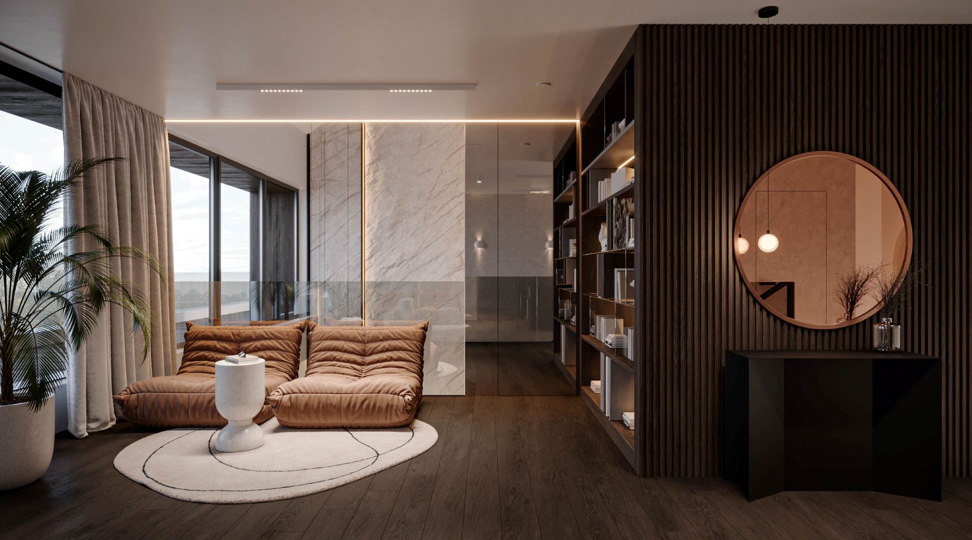 位于斜坡上的MODEKO·STUDIO设计的别墅室内项目丨MODEKO.STUDIO（Paweł Łęczycki）-47