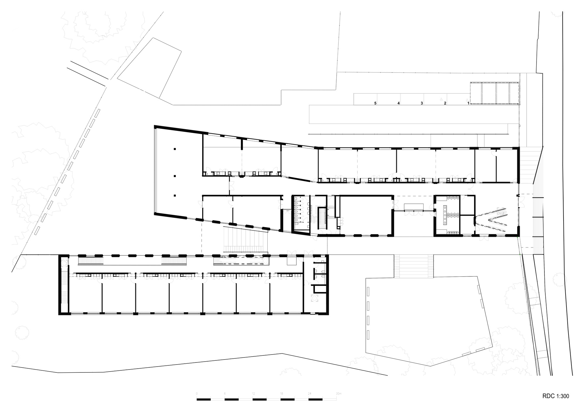 Groupe Scolaire Parc du Bempt 学校丨比利时丨zigzag architecture + Altiplan-21