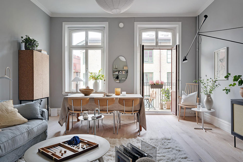 温馨与冷静的完美融合 | 81 平米瑞典公寓设计-5