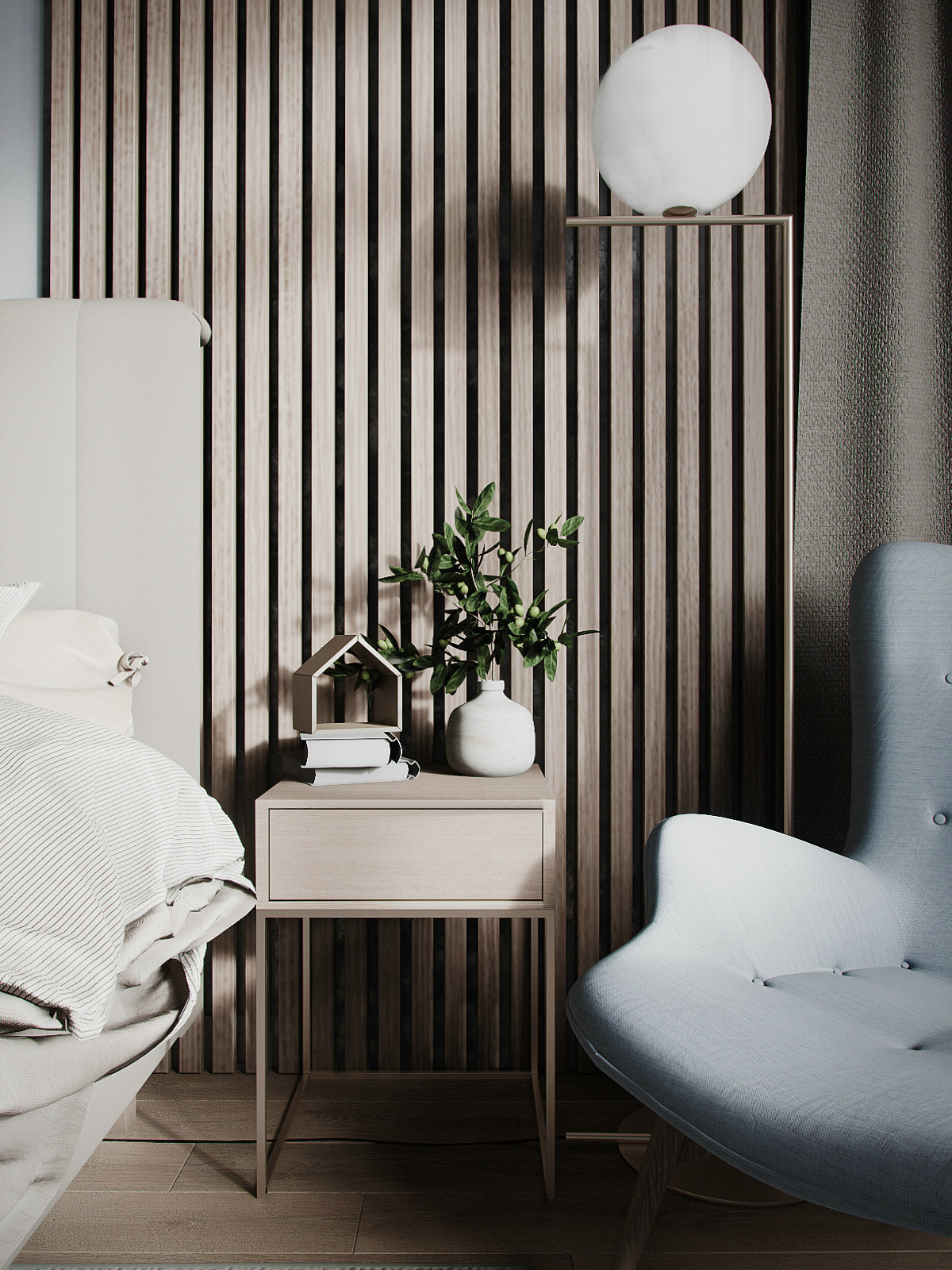 北欧风小资格调设计 舒适清新的空间美学-12