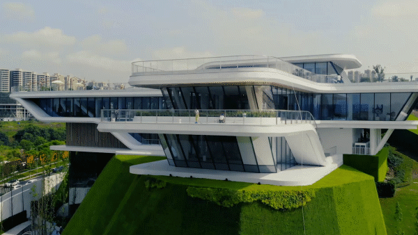 重庆阳光城悦江山 | 城市后现代泊崖艺术设计-7