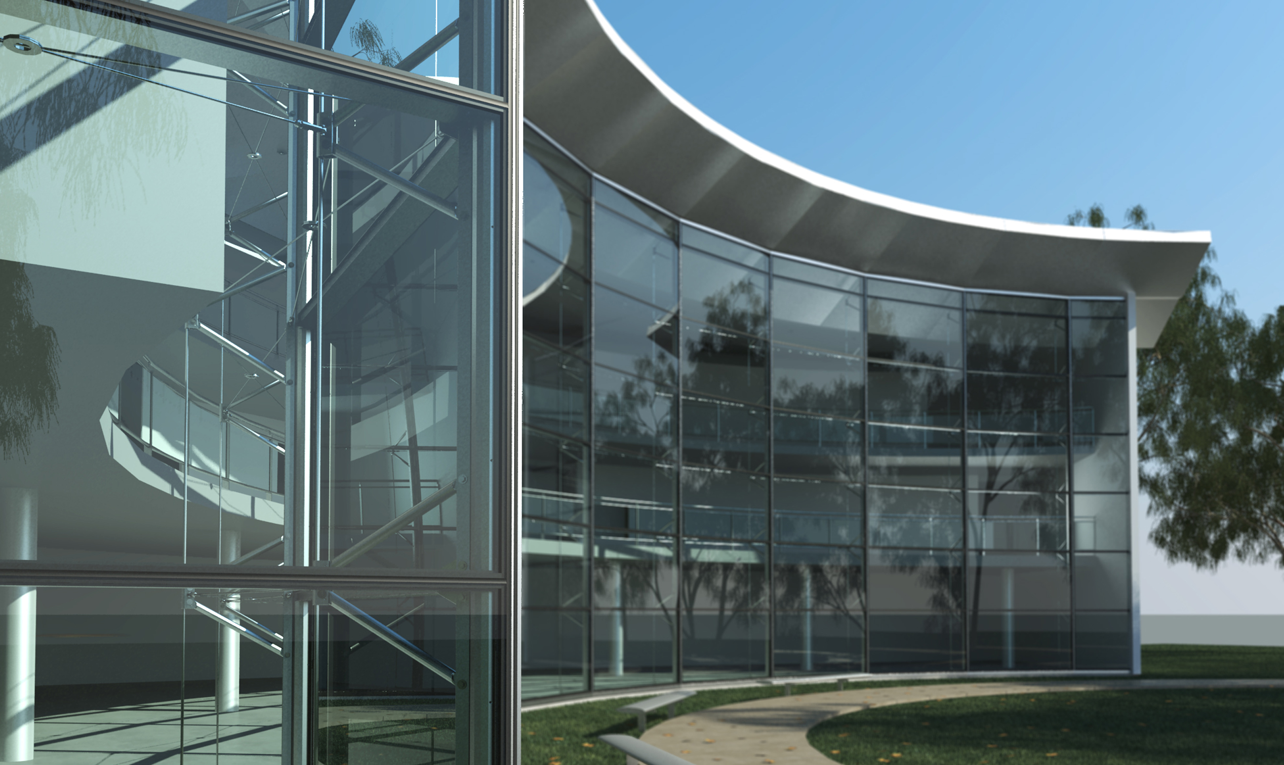 多轴向玻璃幕墙系统设计——TOPO DESIGN 的玻璃波浪概念-10