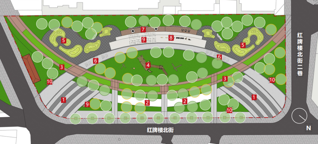 打卡城市“金角银边”丨城市绿地变社区康养公园，“藏”在红牌楼北街的“自然森林花园”-4