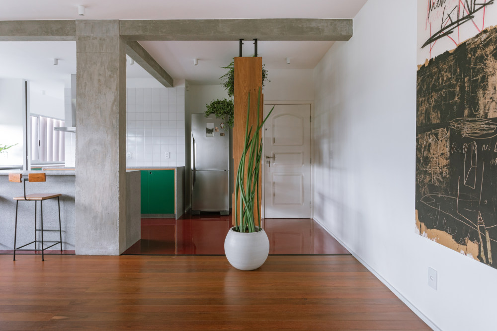 巴西维拉公寓设计 | 拆除墙壁打造开阔视野-19