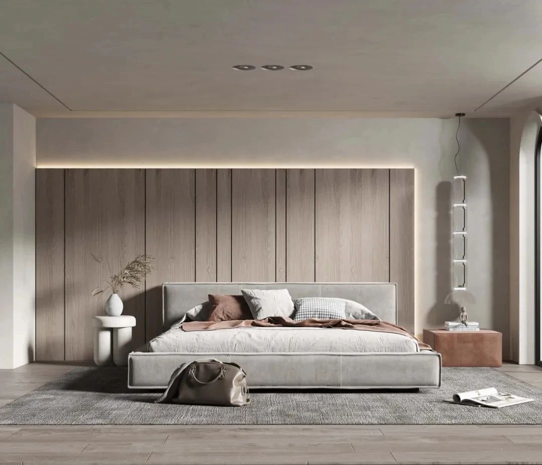 私人空间的艺术品——100 款卧室背景墙设计鉴赏-34