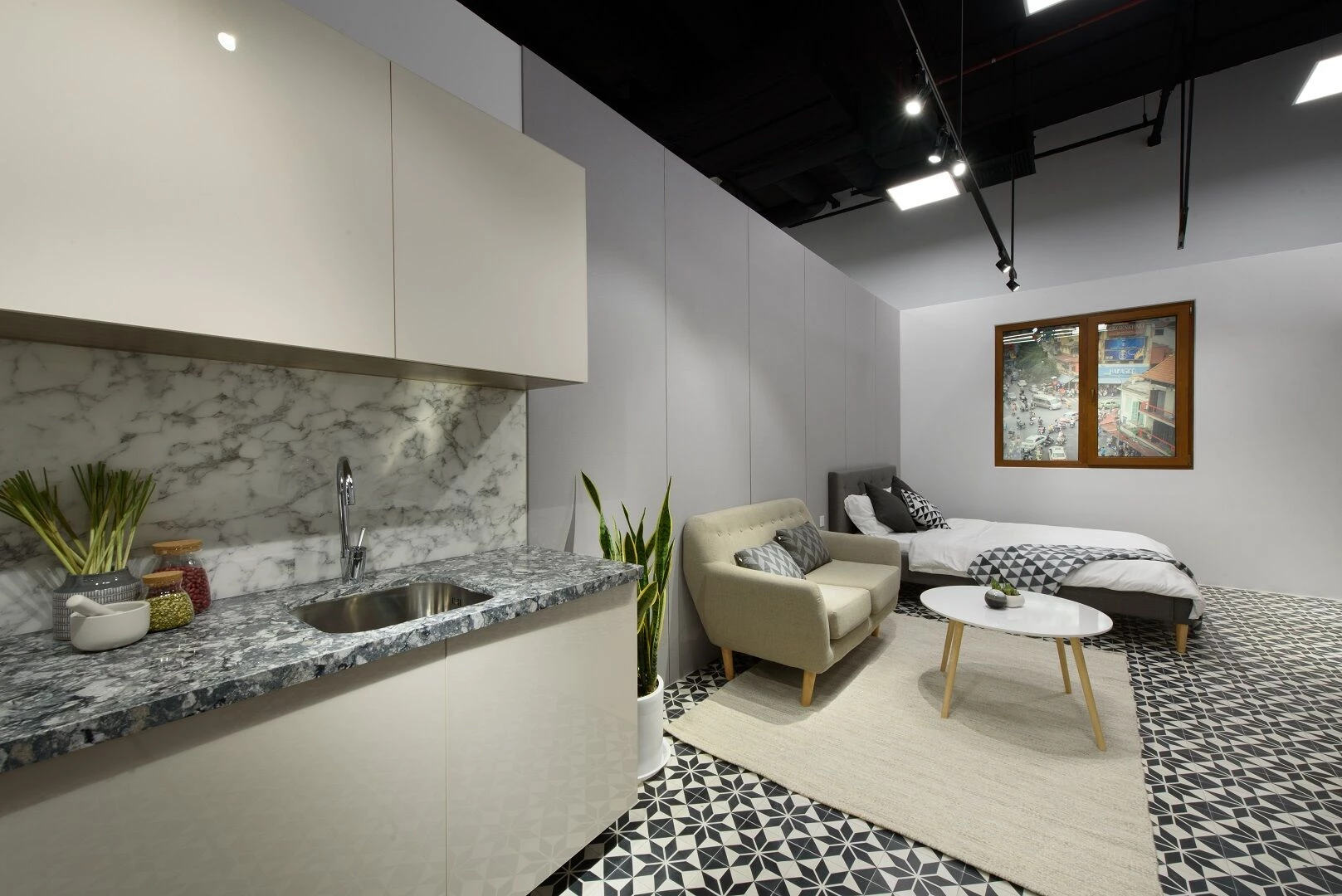 越南河内 Rehau 展示厅——创新材料展示与办公空间的完美融合-26