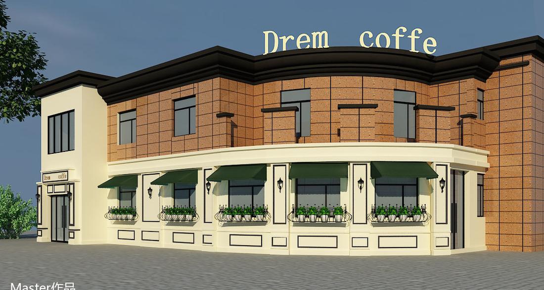 
工业风格咖啡厅 -0