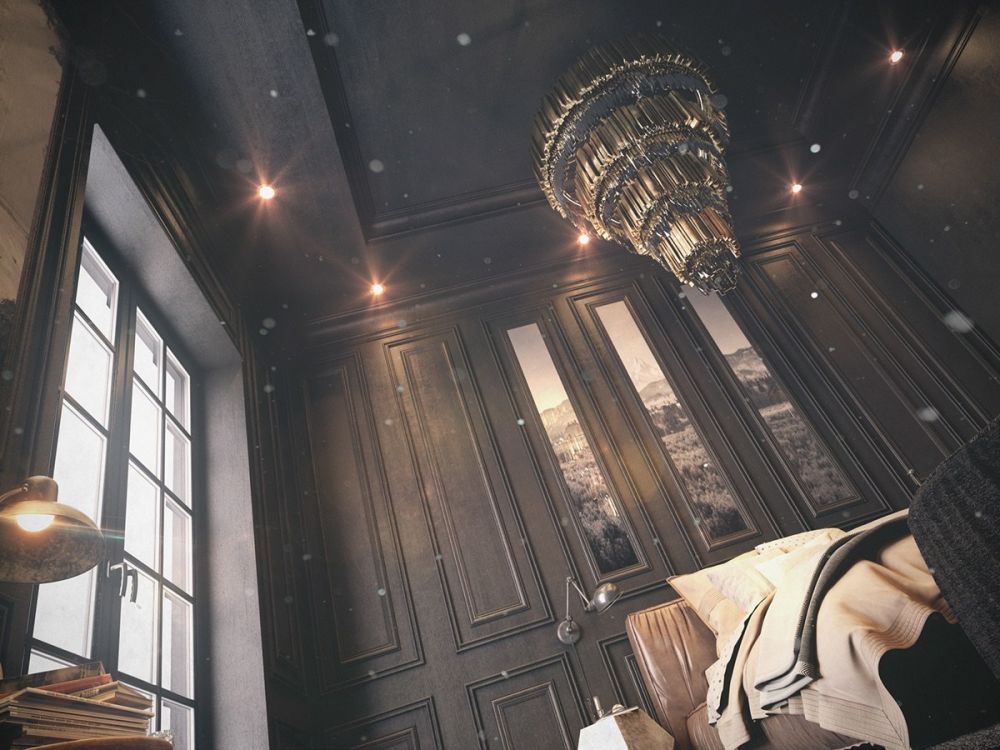 黑色卧室设计打造甜美梦境-3