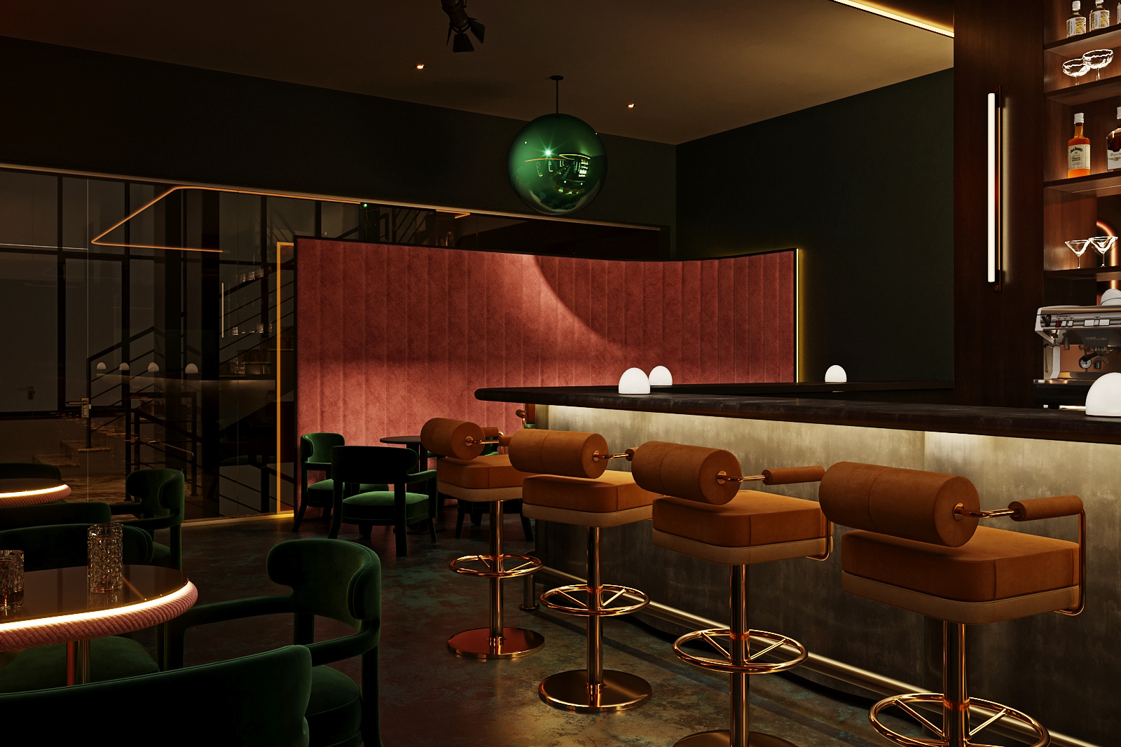 复古风格卡拉 OK歌后丨俄罗斯莫斯科丨ARCHPOINT Studio-20