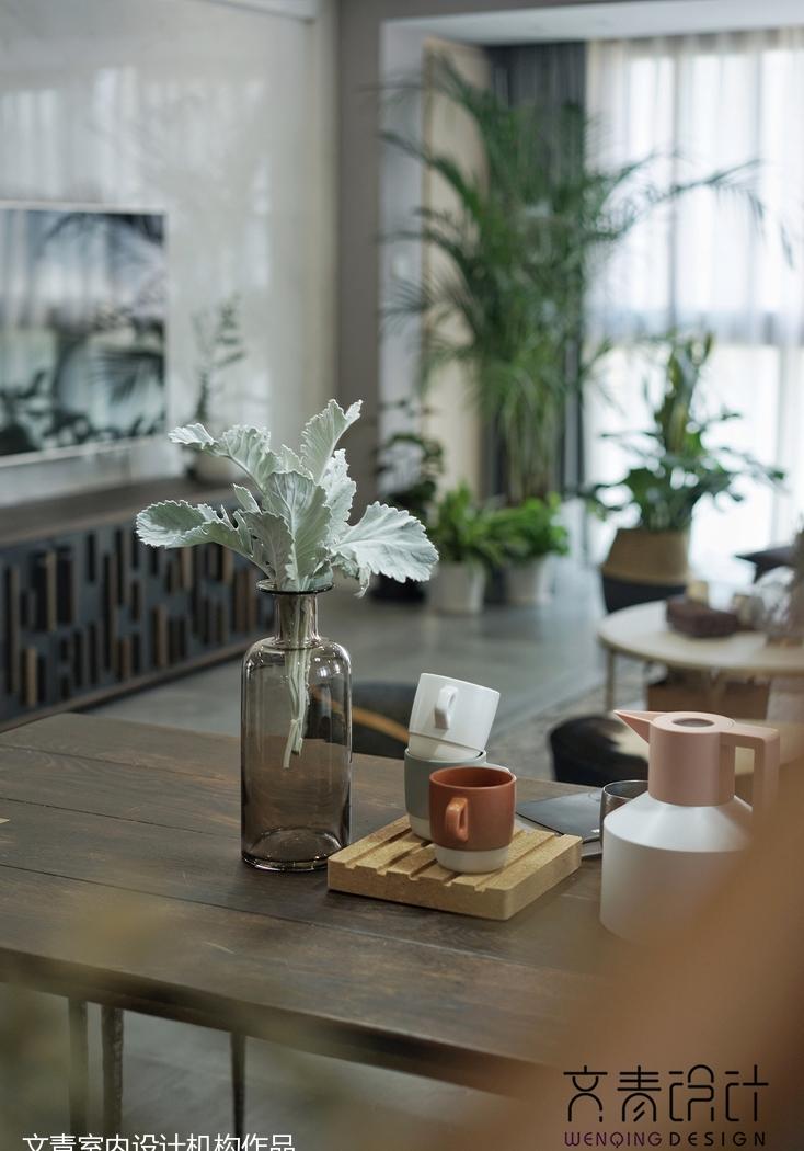 高级北欧风 175 平米摄影师家 | 绿色植物与黑白灰的完美融合-36