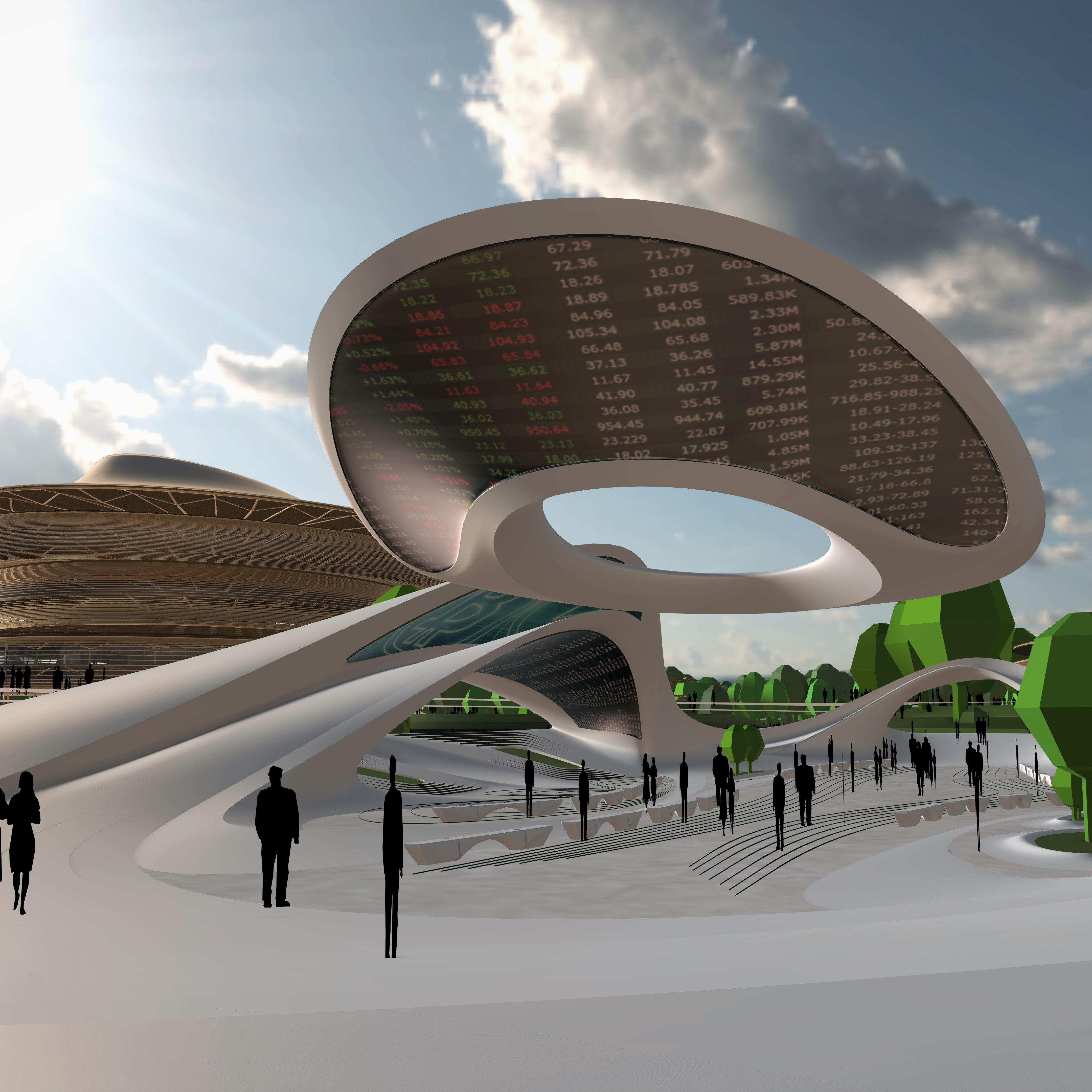 虚拟城市乌托邦 | 扎哈·哈迪德建筑事务所的元宇宙之作-0