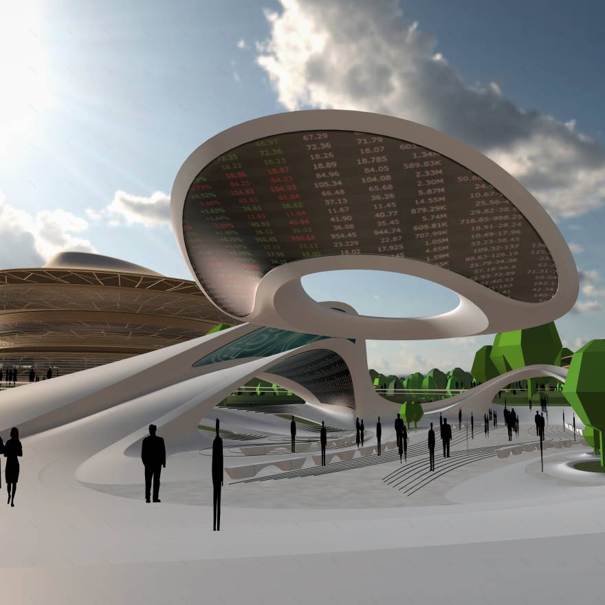 虚拟城市乌托邦 | 扎哈·哈迪德建筑事务所的元宇宙之作-0