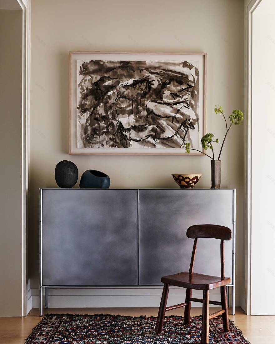 纽约 Tribeca 区 280 平米公寓 | 现代极简风格的艺术藏品之家-17