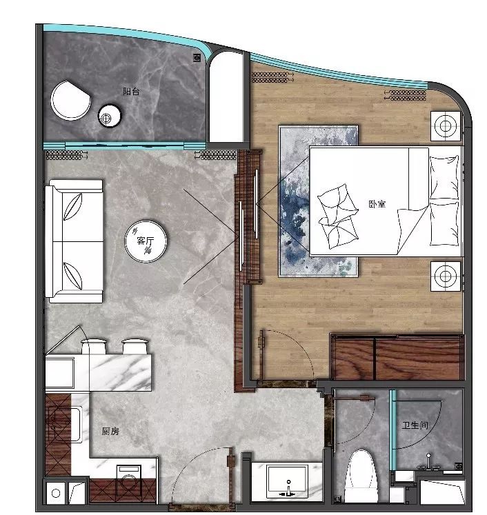 安珀半岛 | 海景公寓的纯粹设计-62