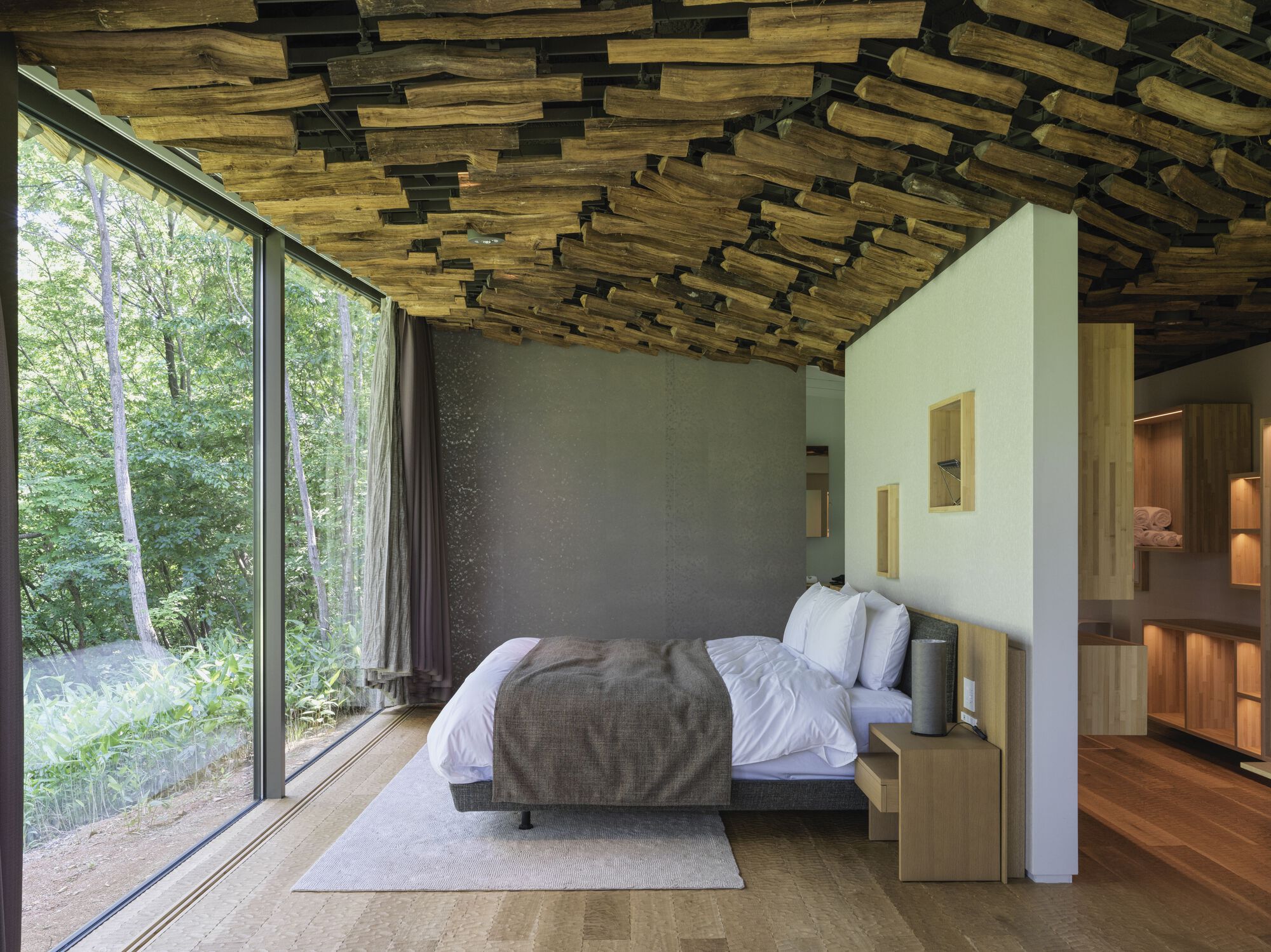 Snowpeak Field Suite 水疗中心总部丨日本丨Kengo Kuma & Associates-35