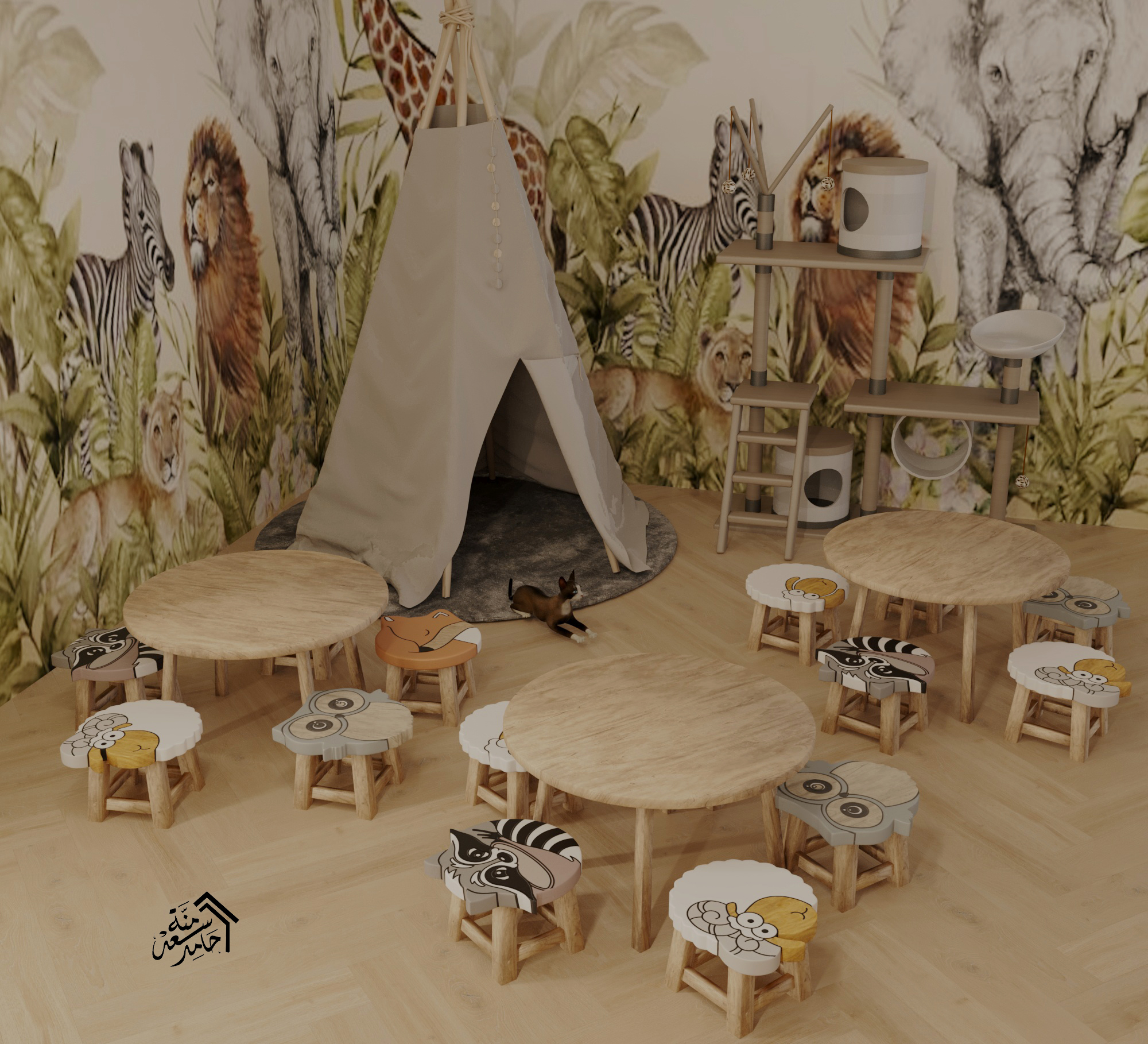 儿童游戏室丨沙特阿拉伯利雅得-6