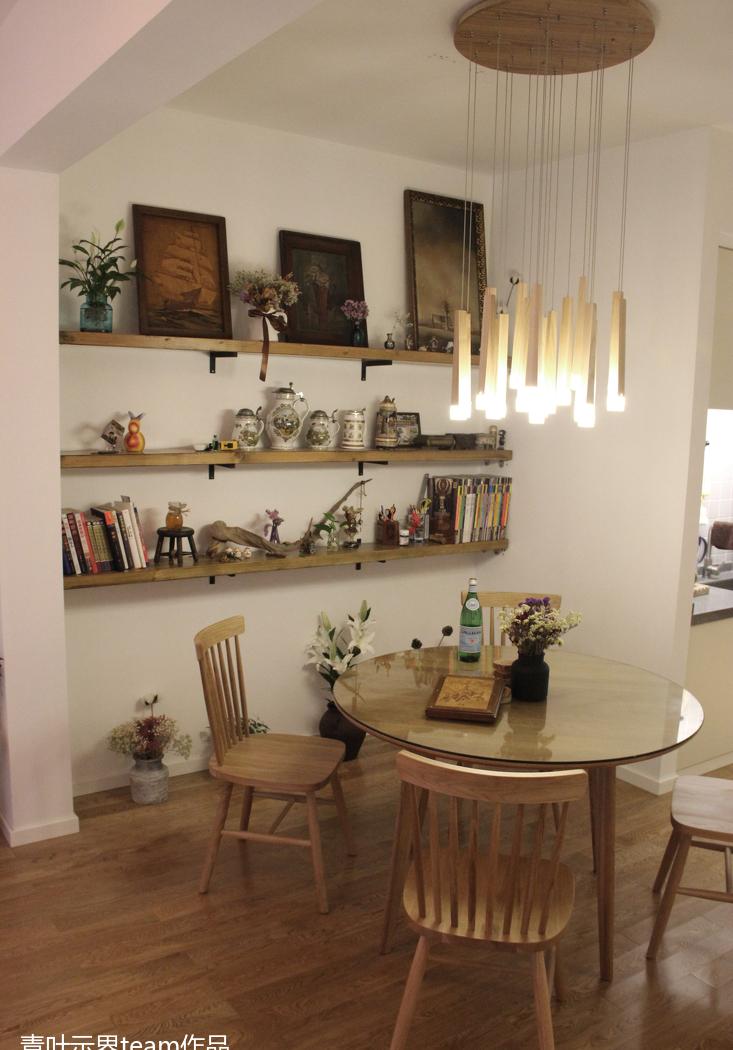 10 公分实木厚板床头柜,85 平米小户型大改造-12