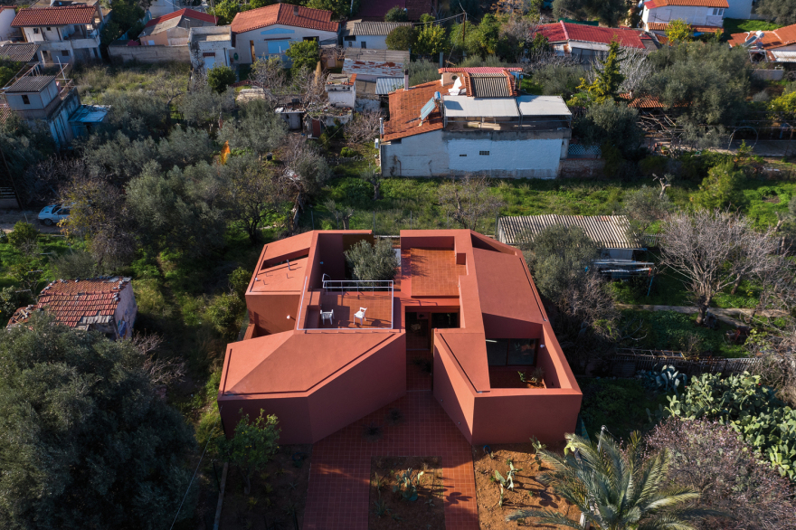 希腊 Salamis Summer House 内向型海岛度假住宅设计丨AREA,Architecture Research Athens-13