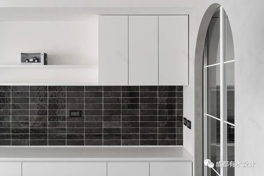 黑白灰现代极简亲子宅丨早见-28