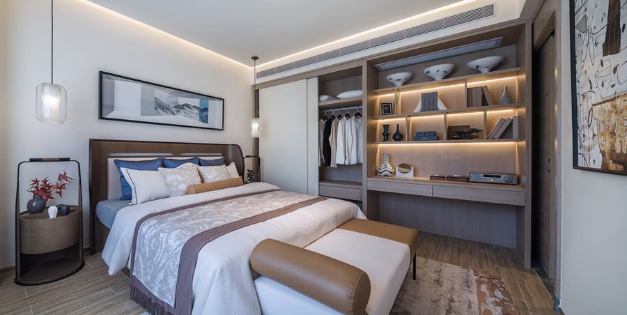 小庭幽院，竹影婆娑：万科湖畔公园微墅-10