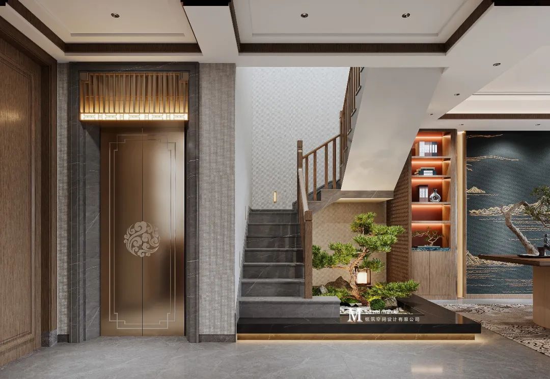 麓湖润园新中式别墅设计丨罗浩-3