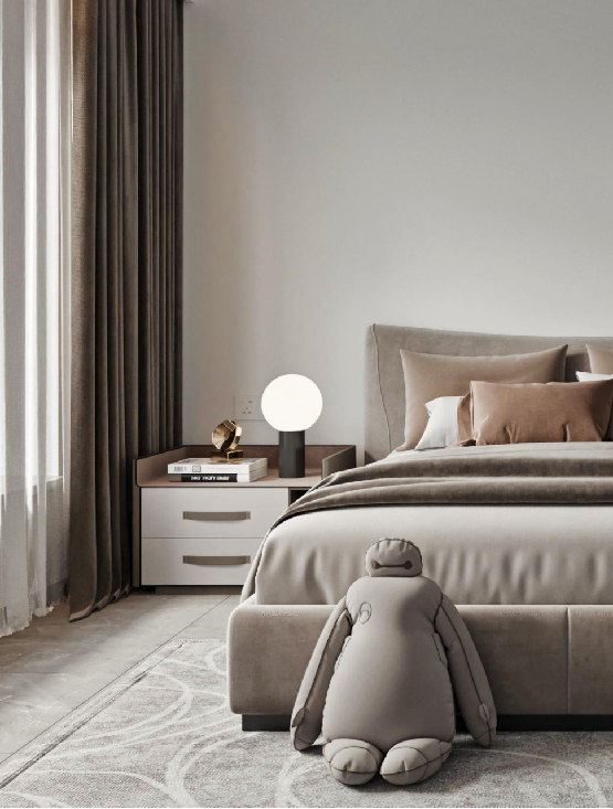 现代时尚之家 · 西安万家灯火复室住宅设计丨中国西安丨西安.大小空间设计-15