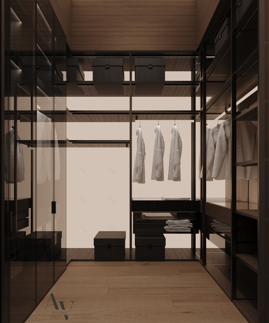 Master Bedroom(主卧项目)丨沙特阿拉伯丨Dina Farouk(archivision studio)-25