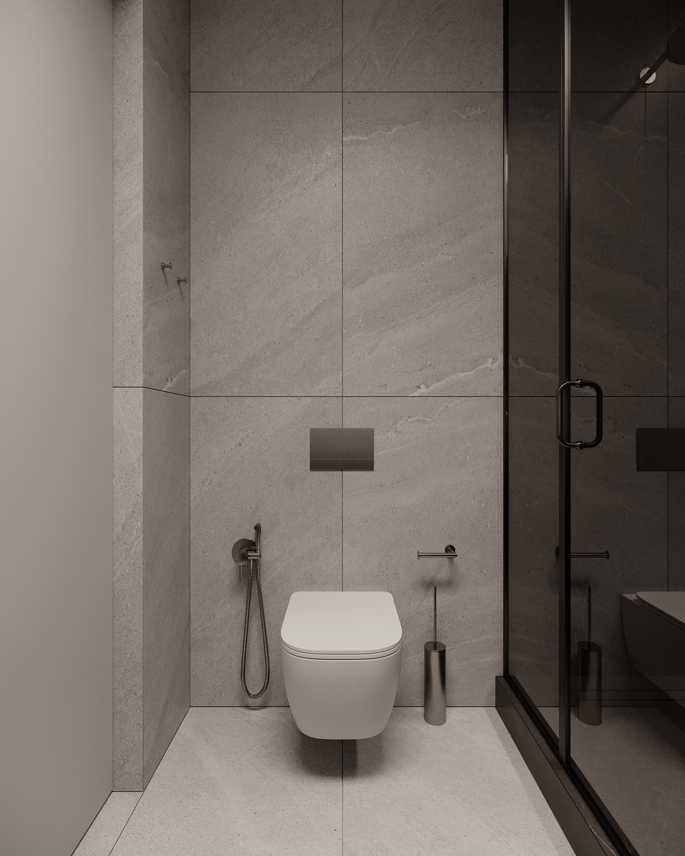 胡桃木灰调空间-59