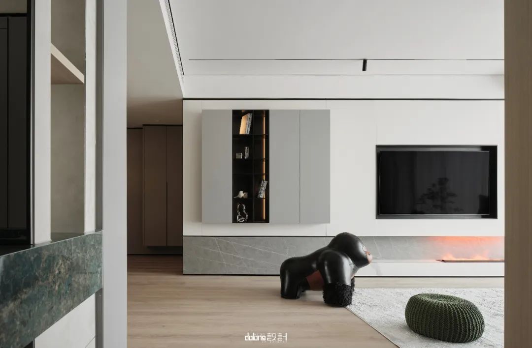 纯净与质感的现代简约私宅设计丨DoLong董龍设计-22