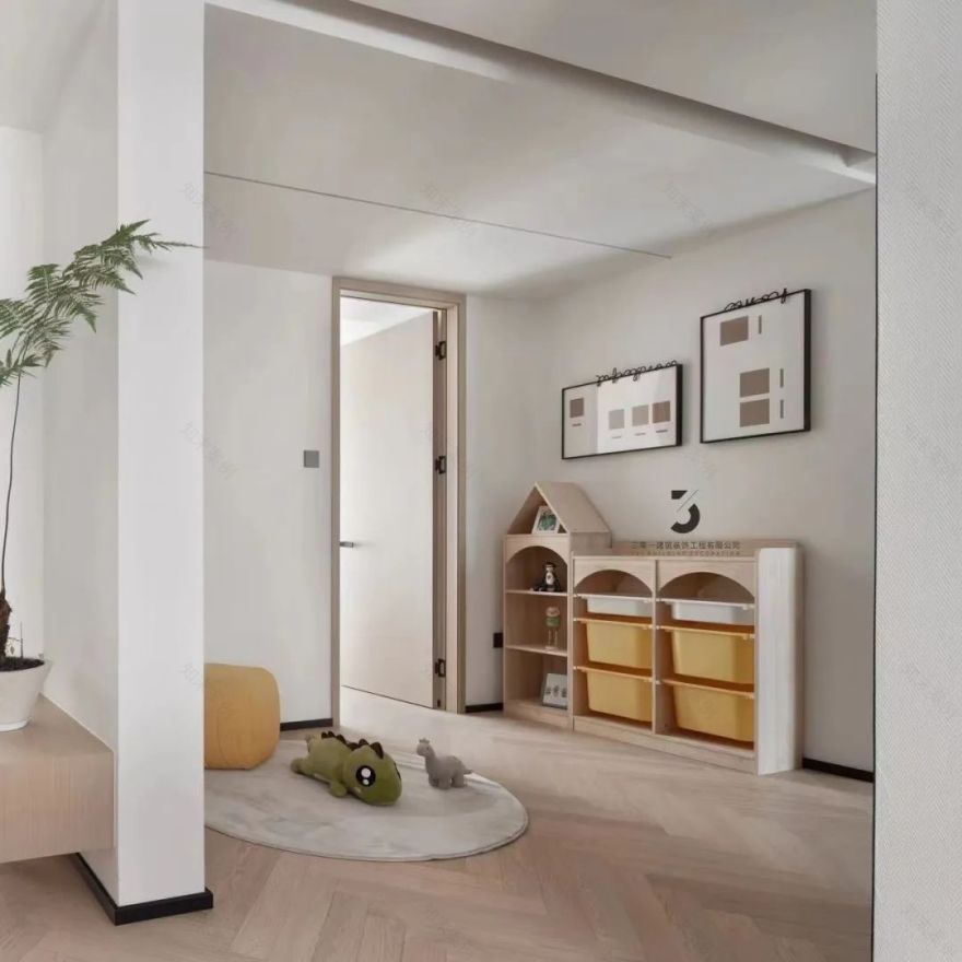 合肥北雁湖金茂湾三口之家丨中国合肥丨三零一建筑装饰事务所-22