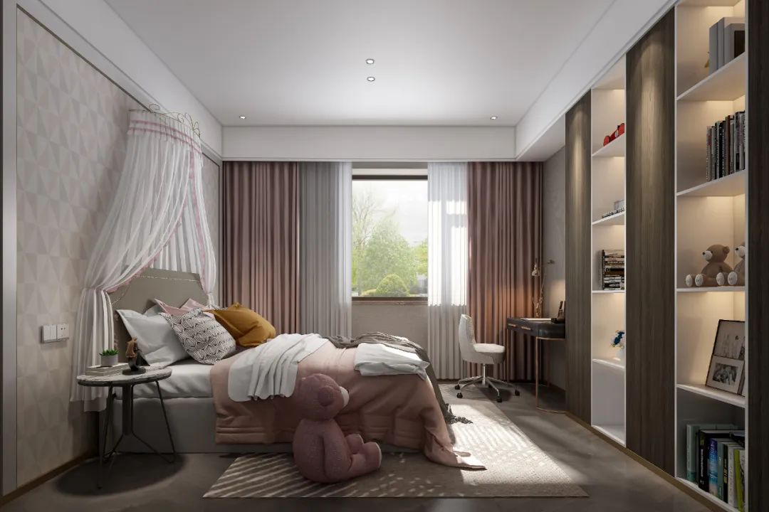 国博新城 278㎡现代家居,浪漫空间与生活细节的完美融合-32