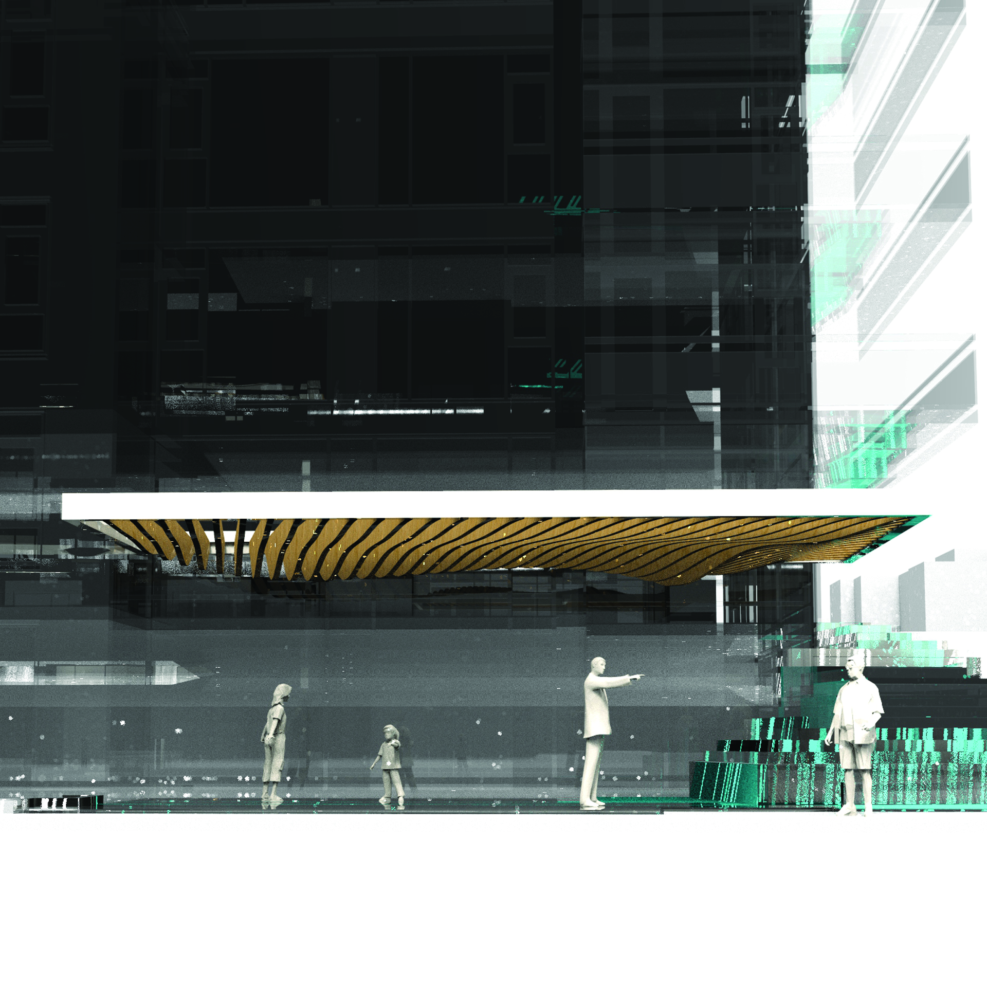 Davie & Nicola Residential Tower Entranceway Canopy Design in Westend Vancouver, Canada | C O C-16